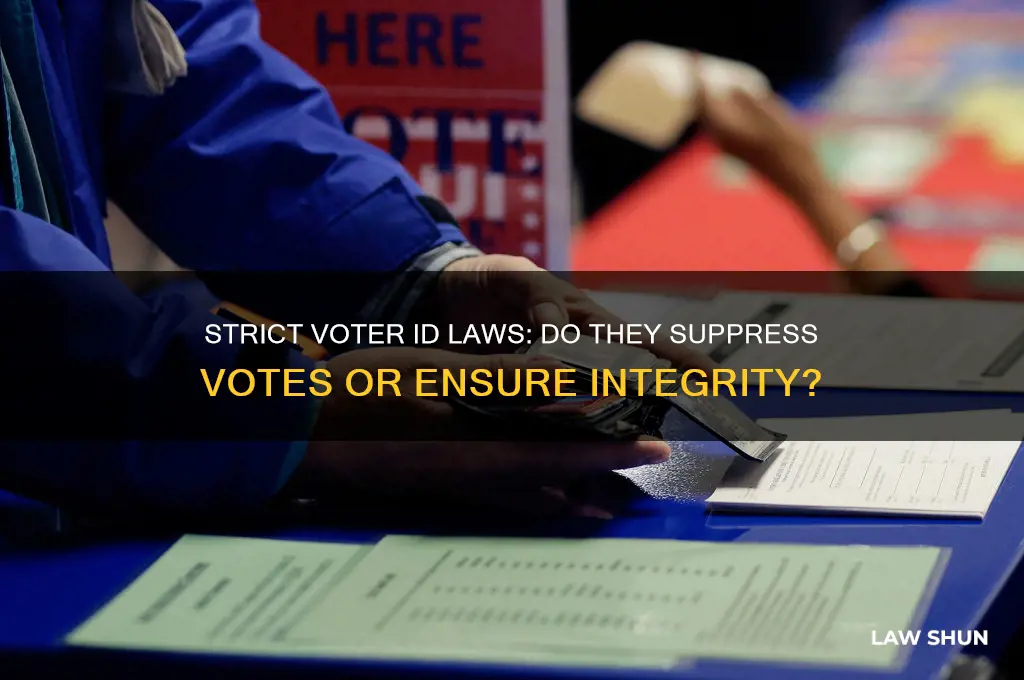 do strict voter id laws suppress votes