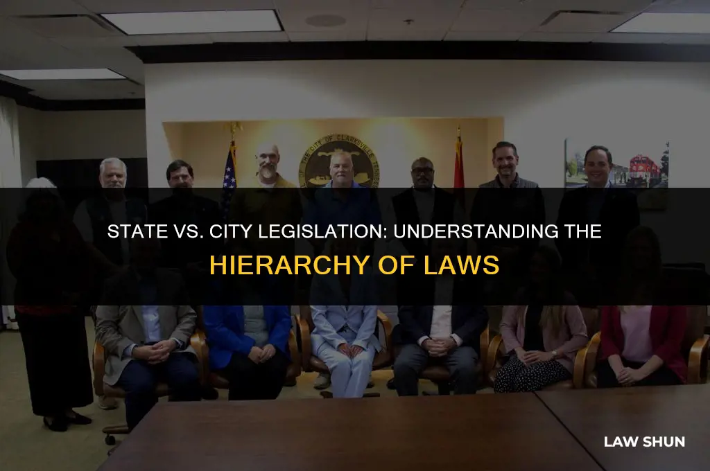 do sttet laws prempt city laws
