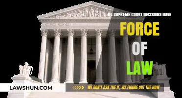 Do Supreme Court Decisions Carry the Force of Law?