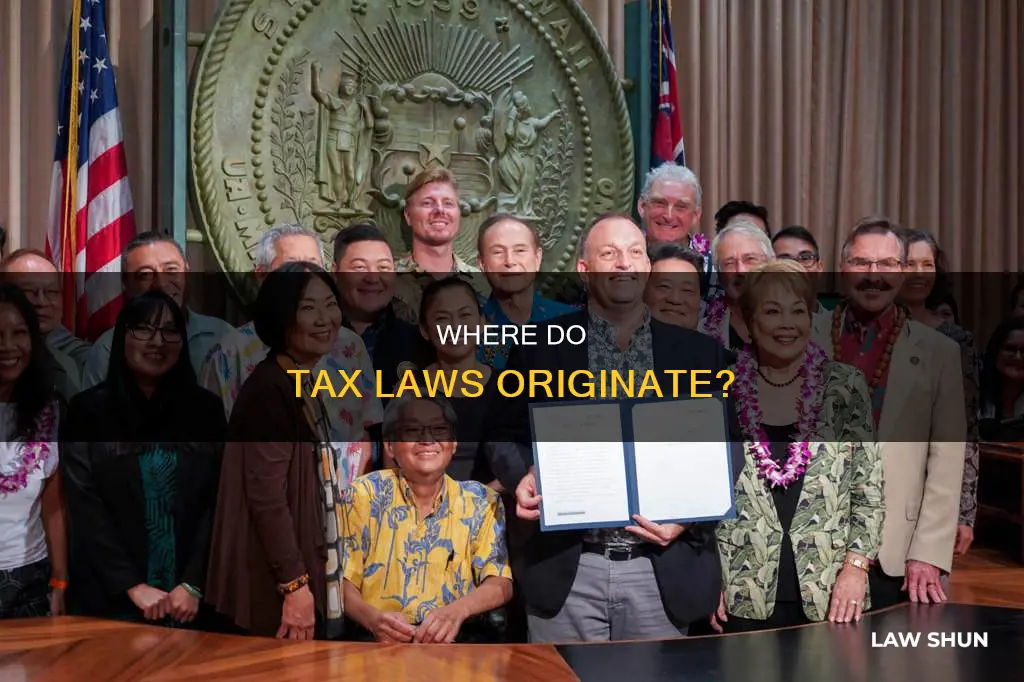 do tax laws start in the house or senate