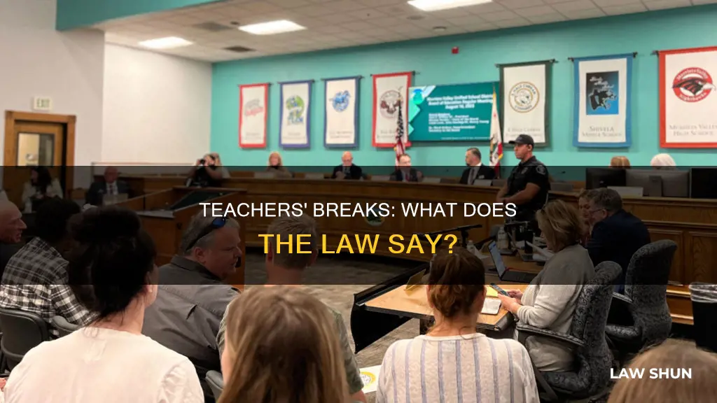 do teachers get breaks by law