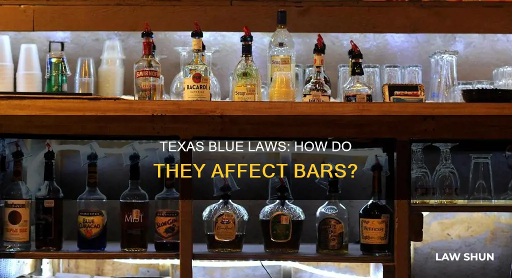 do texas blue laws apply at a bar