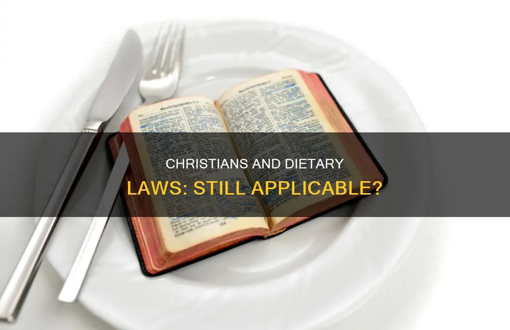 do the diatary laws still apply to christians