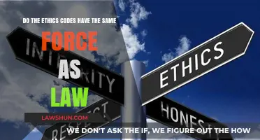 Ethics Codes vs. Law: Do They Hold Equal Legal Power?