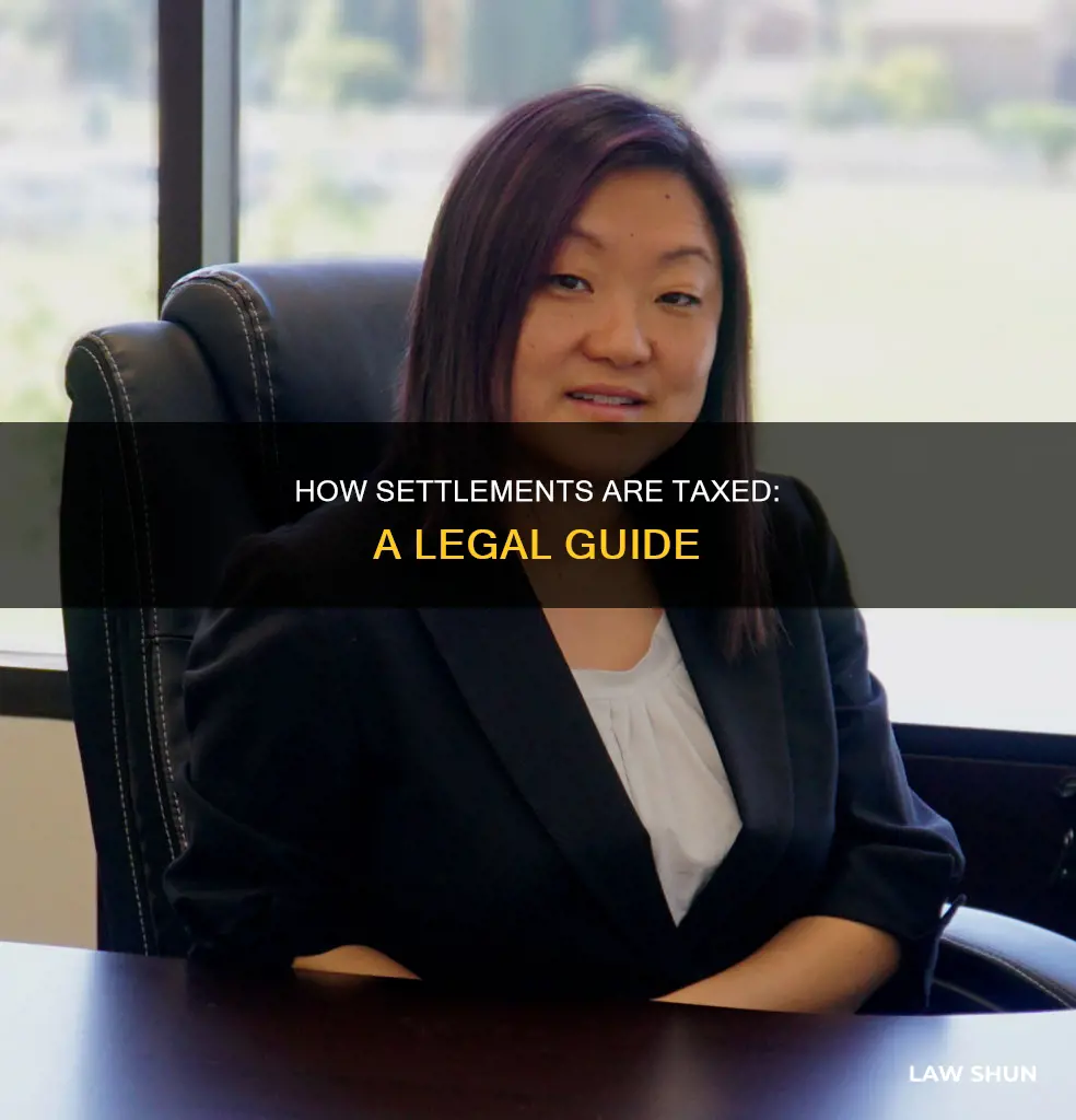 do the law pay any taxes on a settlements