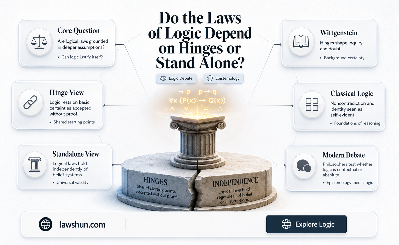 are the laws of logic hinges