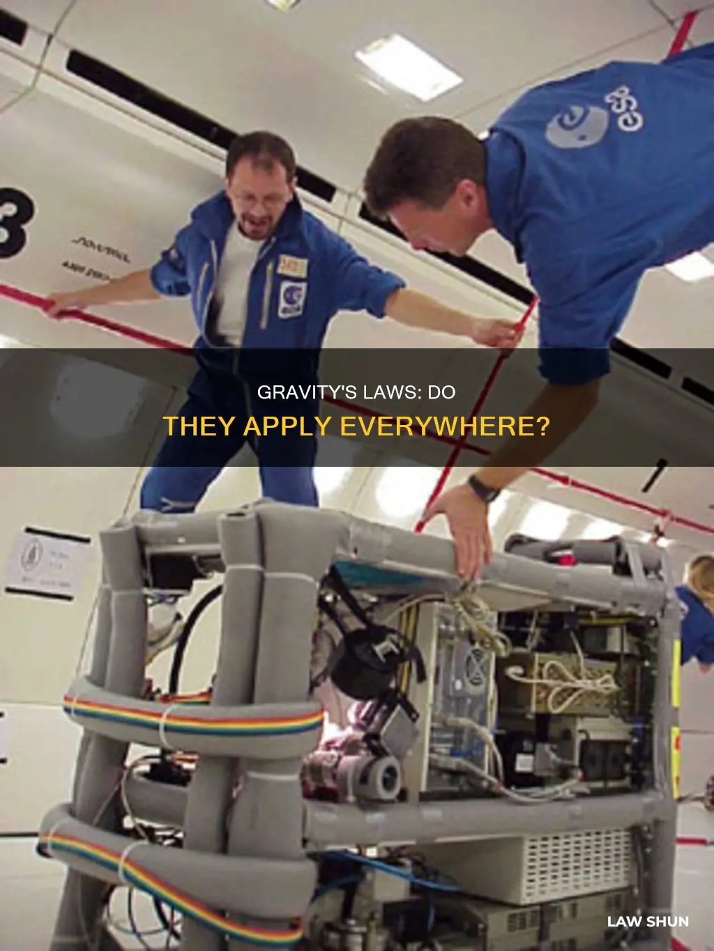 do the laws of motion apply in zero gravity