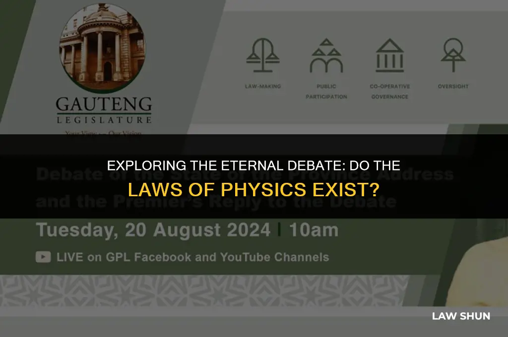do the laws of physics exist