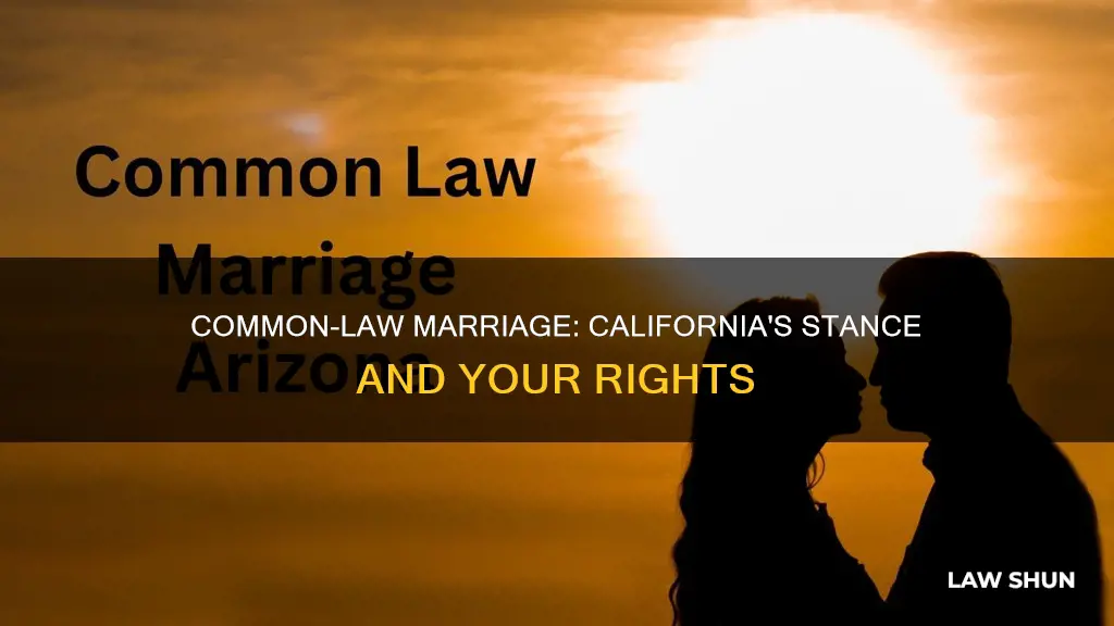 do they honor common law marriage in california