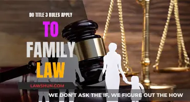 Title III Rules: Do They Govern Family Law?