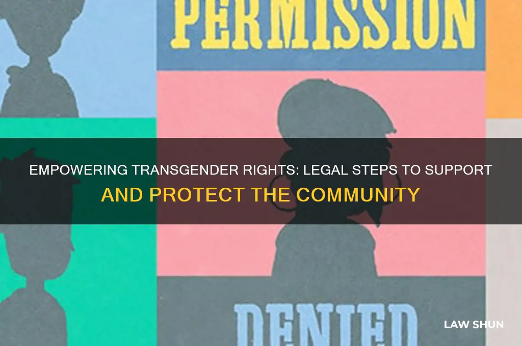 do to help transgender people law
