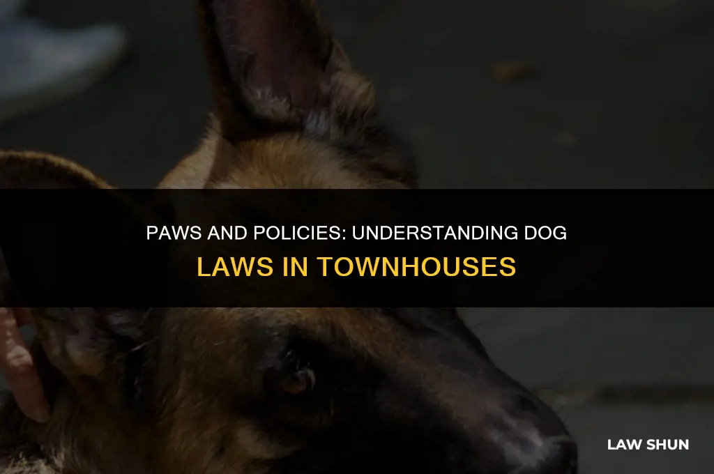 do townhouses have laws about dogs