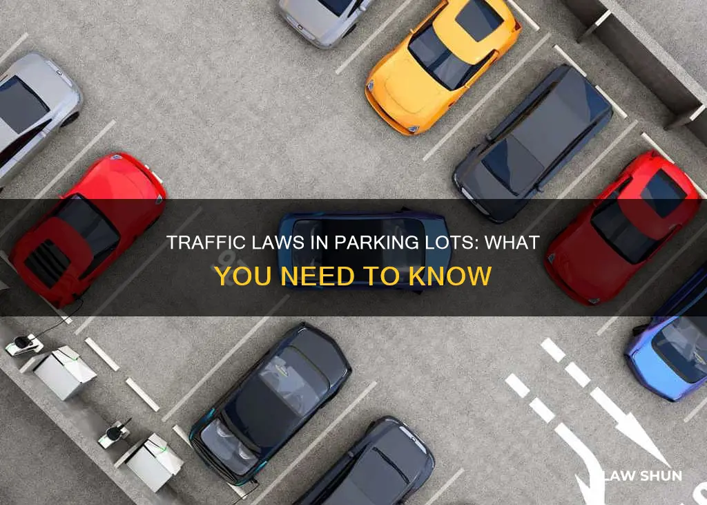 do traffic laws apply in parking lots