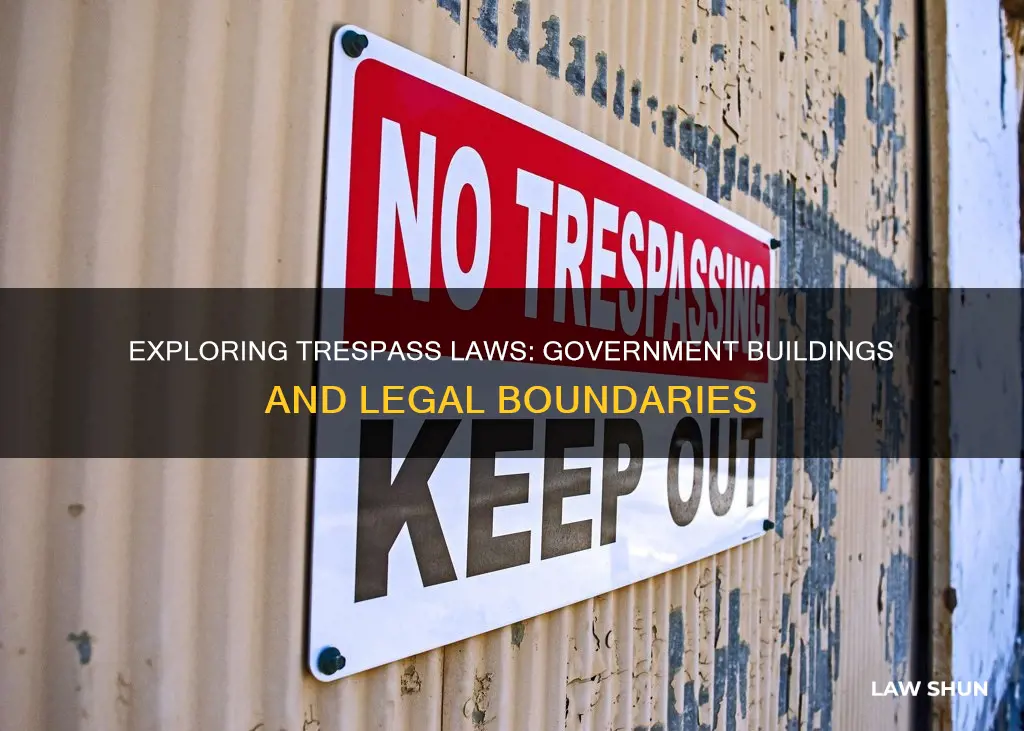 do tresspass laws apply to government buildings