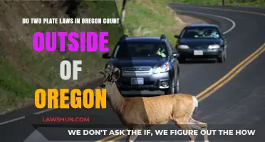 Oregon's Two-Plate Law: Does It Apply Outside State Borders?