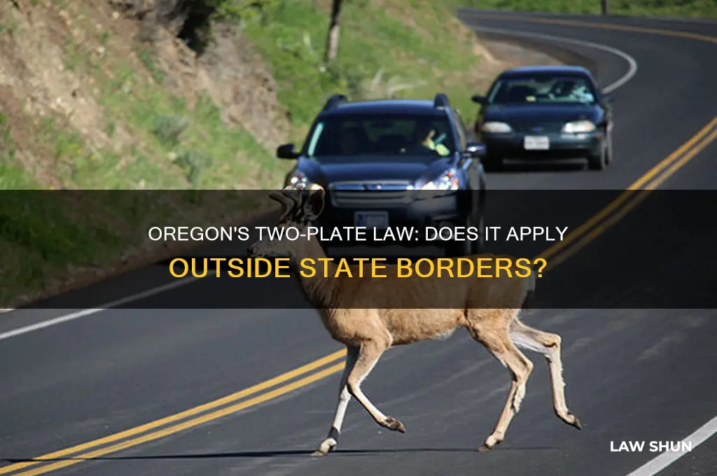do two plate laws in oregon count outside of oregon