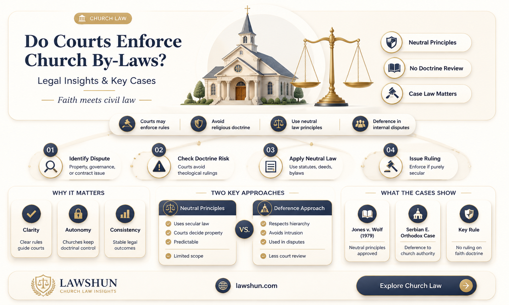 are church by-laws upheld in us court