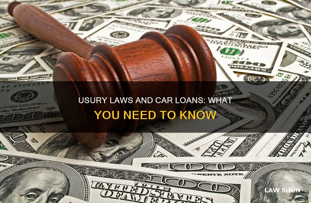 do usury laws apply to car loans