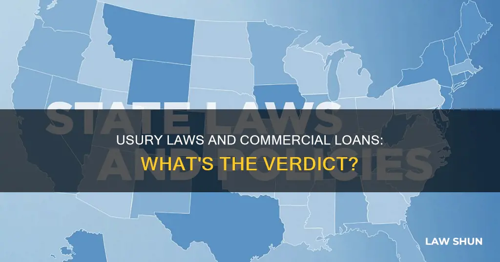 do usury laws apply to commercial loans