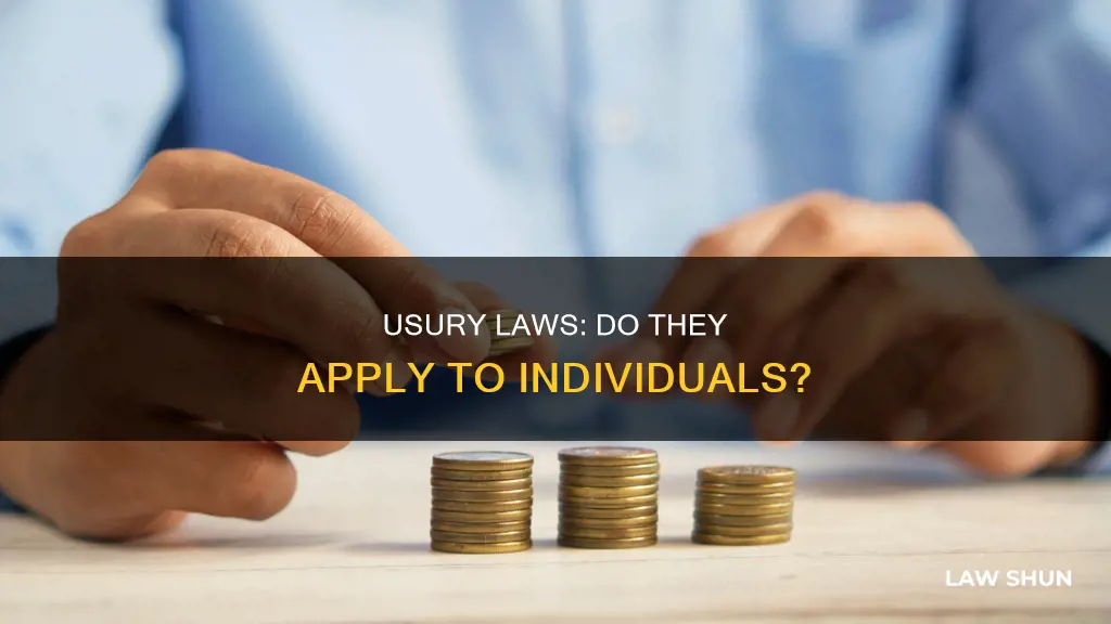 do usury laws apply to individuals