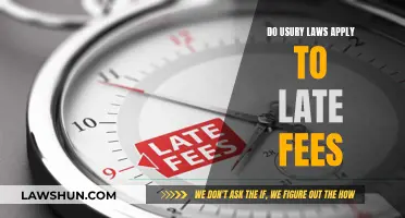 Usury Laws: Do Late Fees Count?