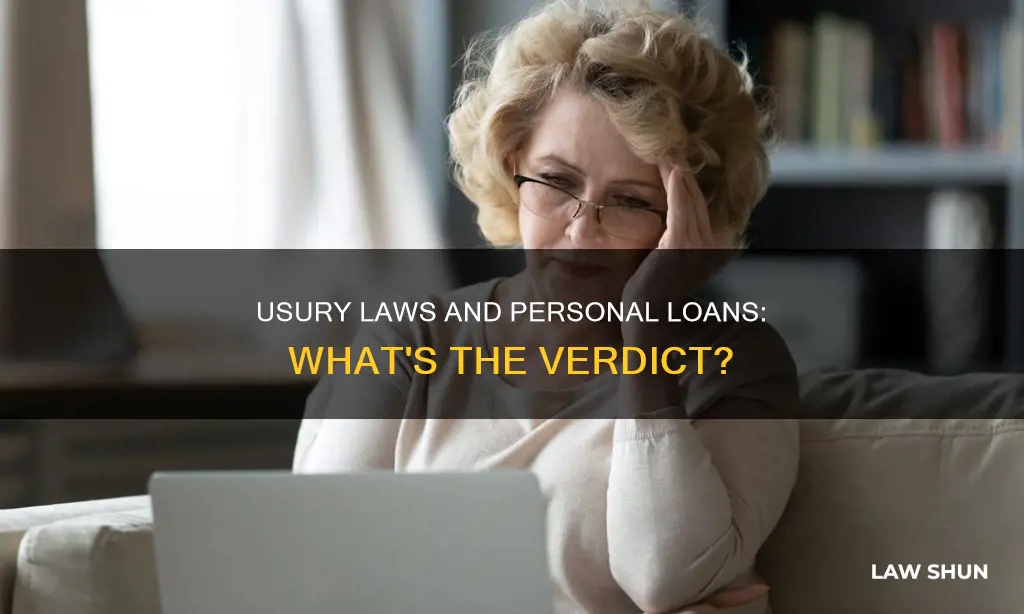 do usury laws apply to personal loans