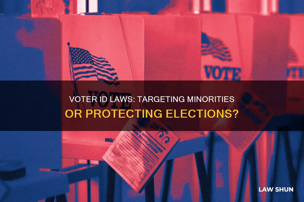 do voter id laws target minoriteis