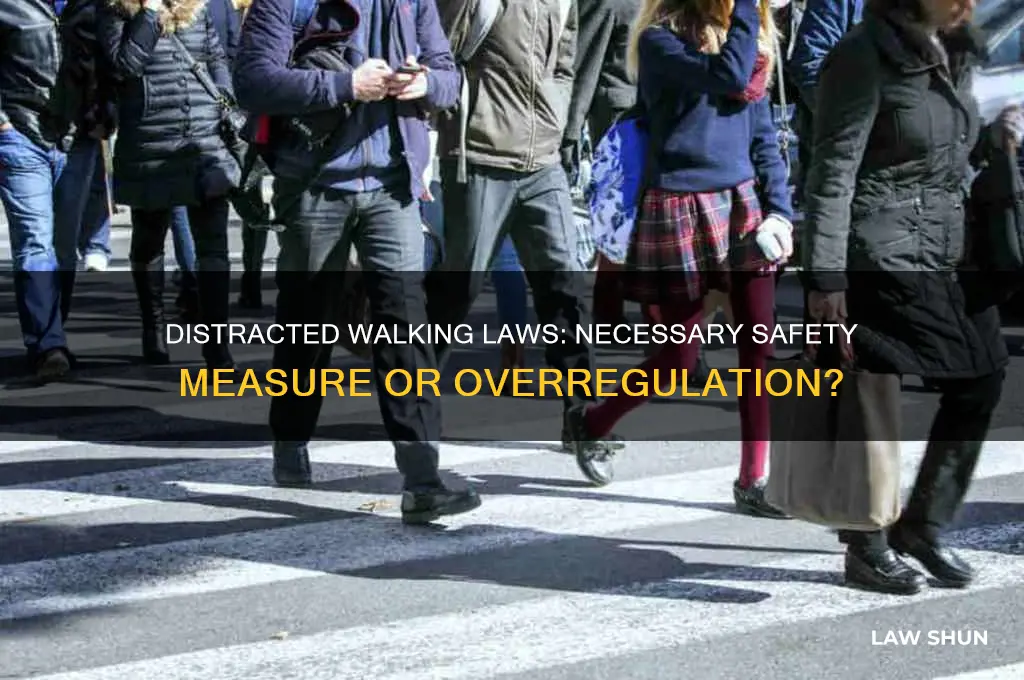 do we need distracted walking laws