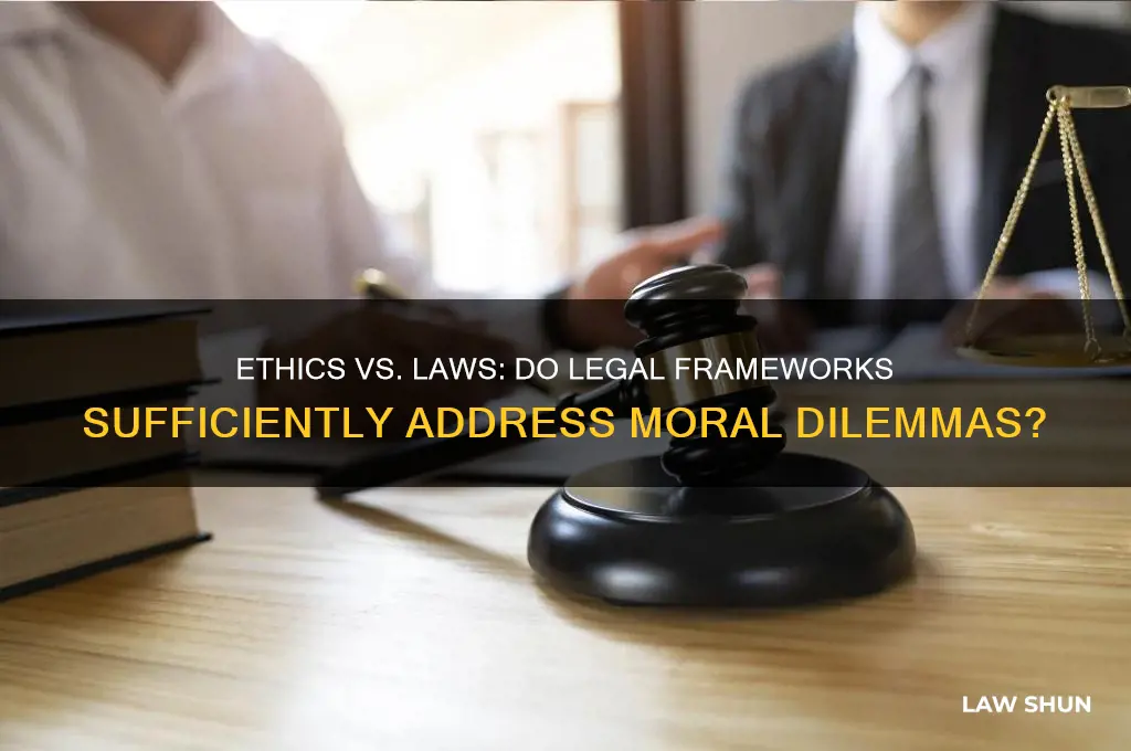 do we need ethics if we have laws scholarly articles