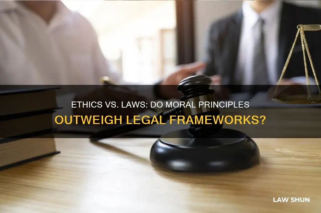 do we need ethics if we have laws