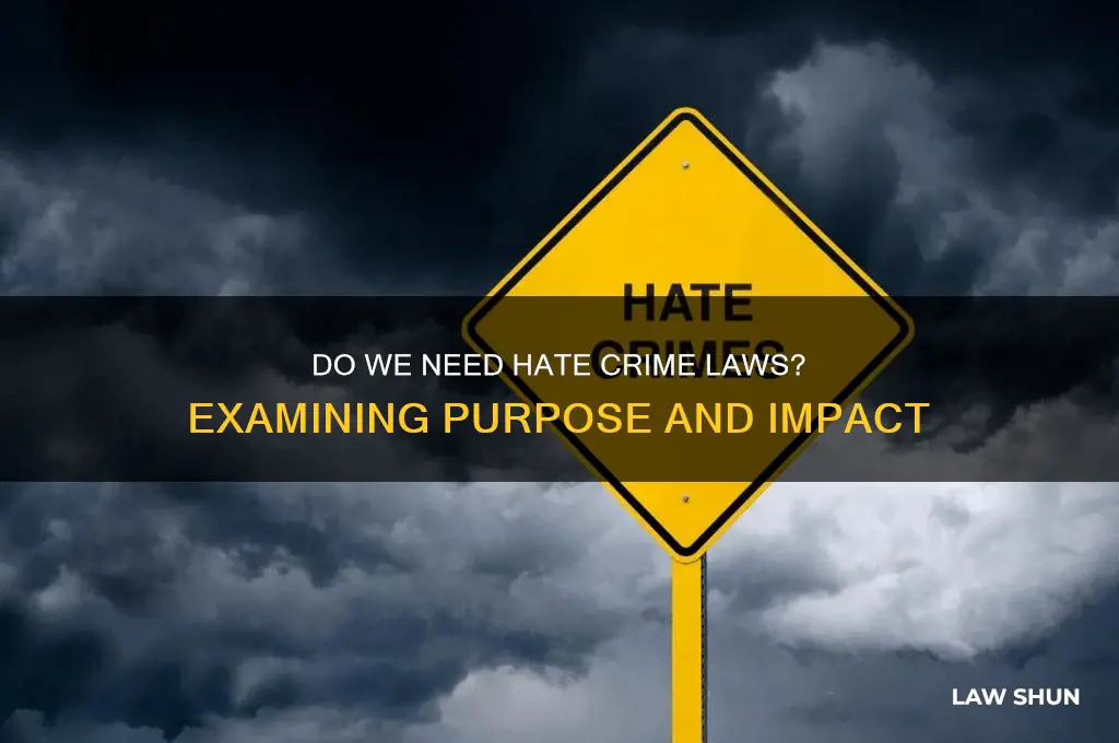 do we need hate crime laws