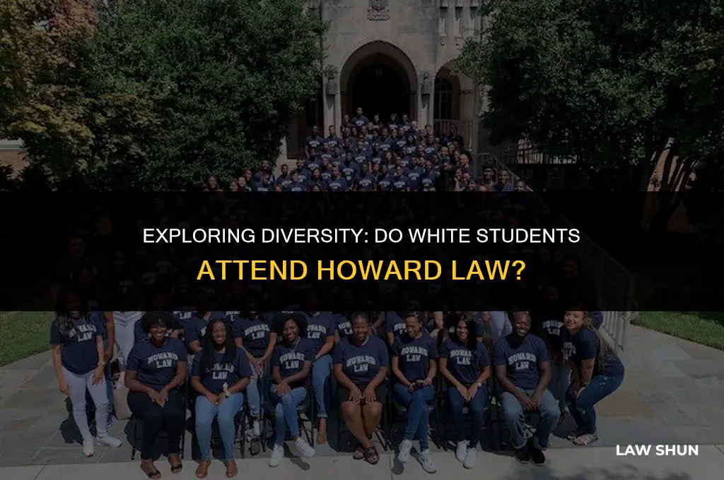 do whites go to howard law