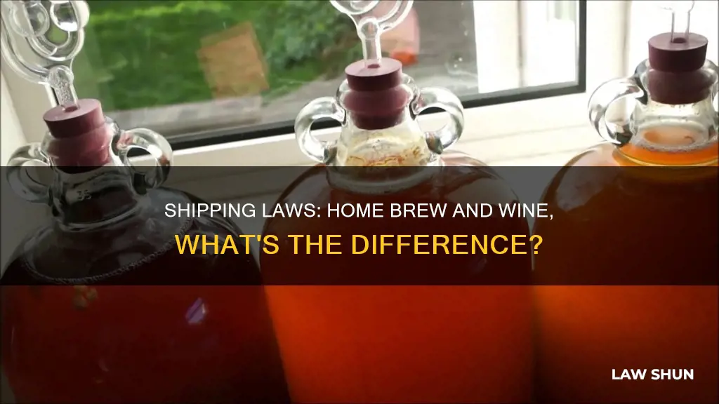 do wine shipping laws apply to home brew