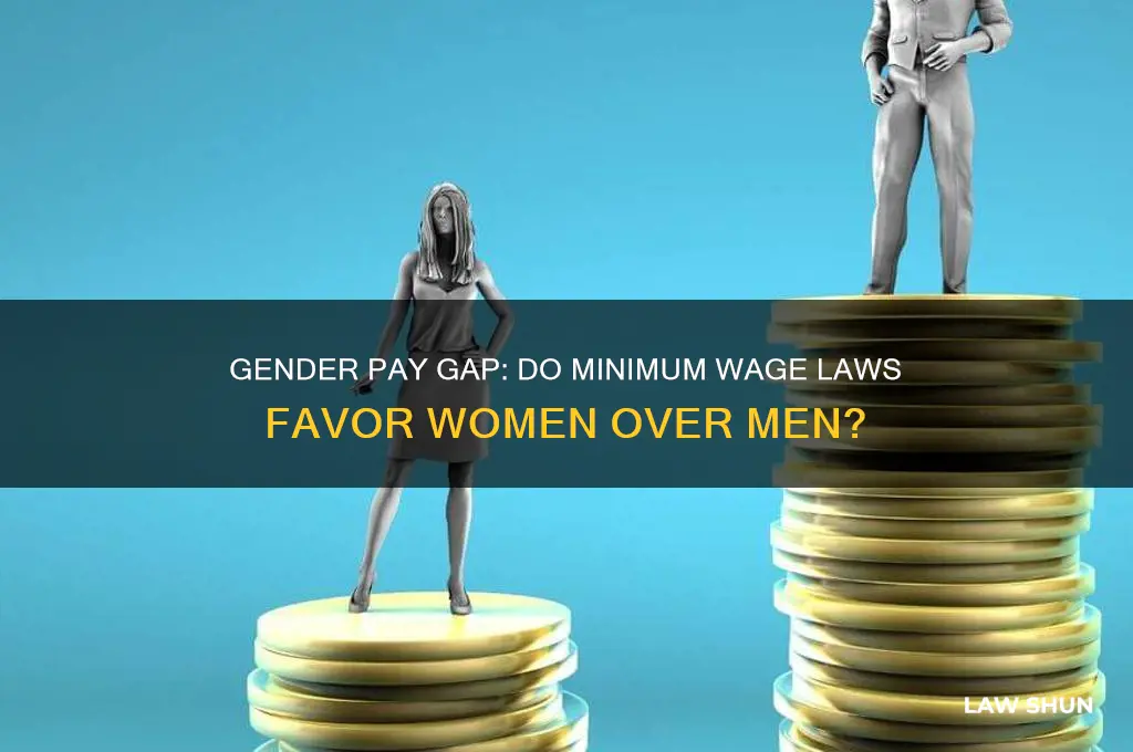 do woman earn more than man in minimum wage laws