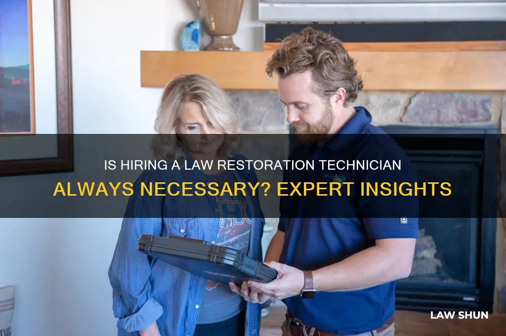 do you always need law restoration technician