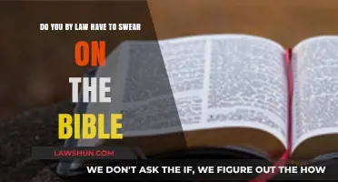 Legal Oath Requirements: Must You Swear on the Bible by Law?