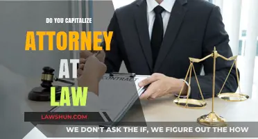 Do You Capitalize 'Attorney at Law'? A Definitive Guide