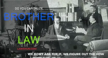 Capitalizing Brother-in-Law: The Correct Way