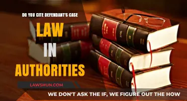 Citing Defendant's Case Law: What You Need to Know