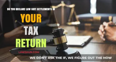 Lawsuit Settlements: Tax Return Declaration?
