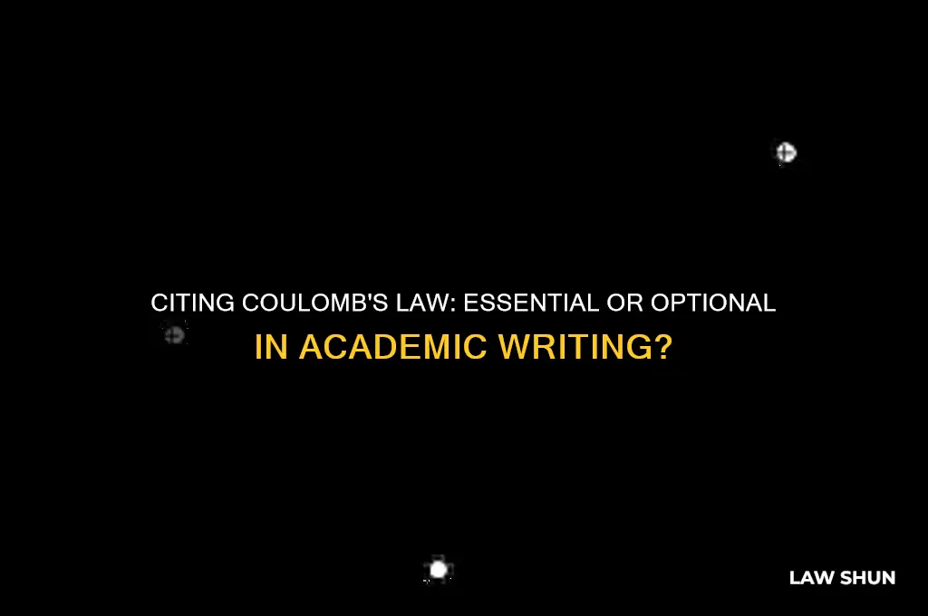 do you have to cite coloubms law