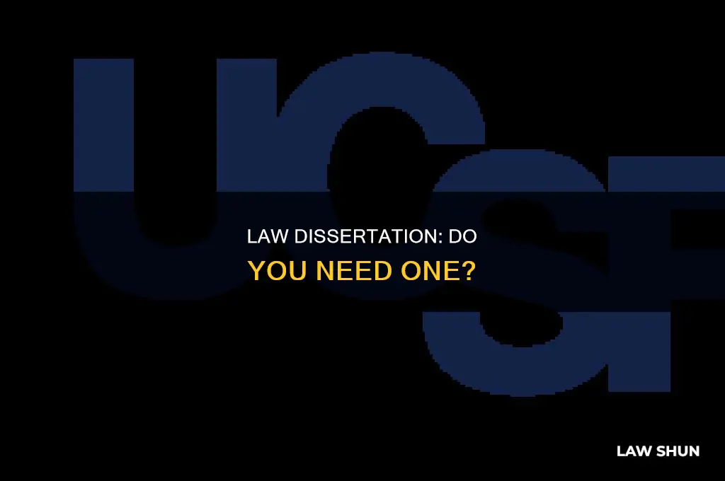 do you have to do a dissertation in law uk