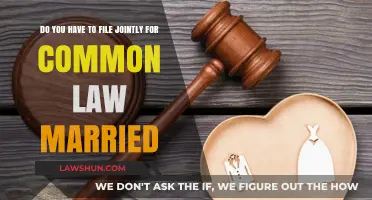 Common-Law Marriage: Joint Filing Requirements