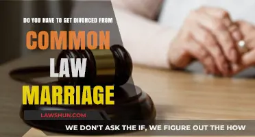 Understanding Divorce from a Common Law Marriage