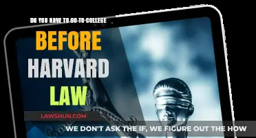 Is College Required Before Attending Harvard Law School?