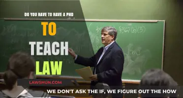 Teaching Law Without a PhD: Qualifications and Career Paths Explained