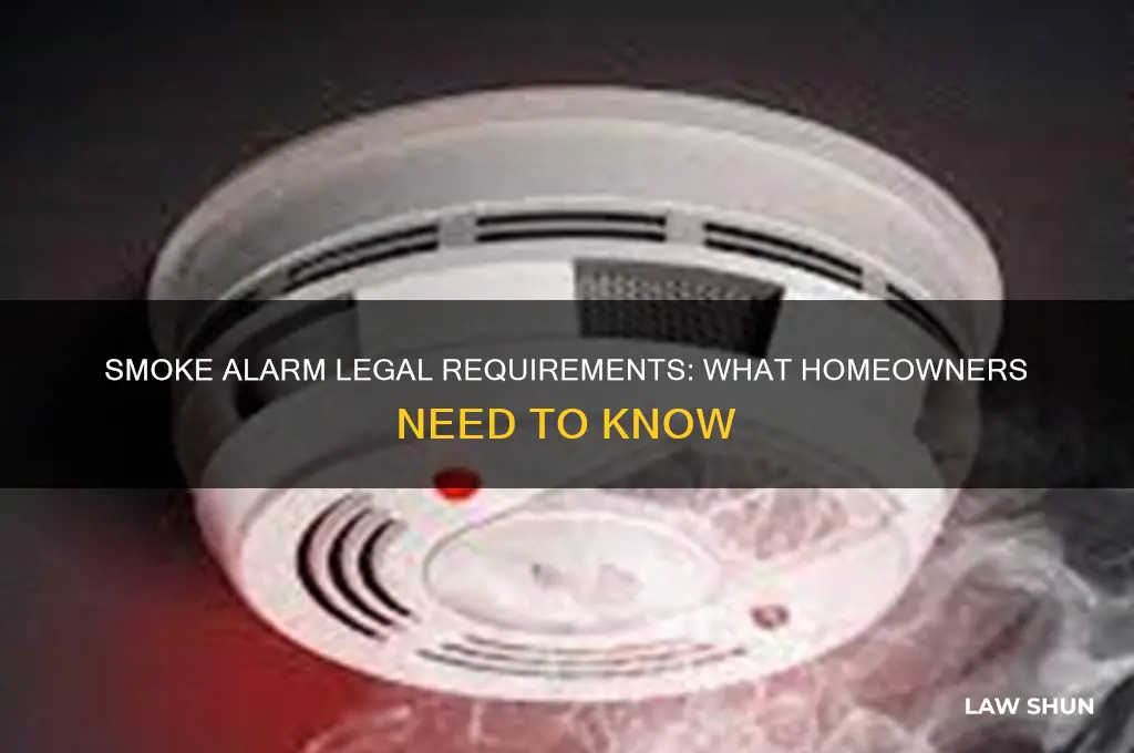 do you have to have a smoke alarm by law