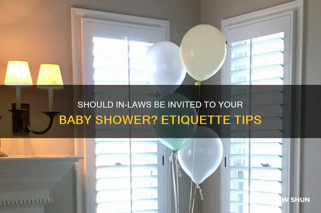 do you have to invite in laws to baby shower