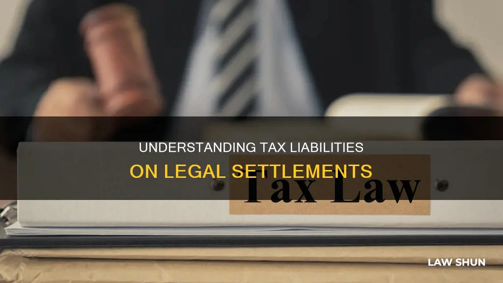 do you have to pay taxes on a law settlement