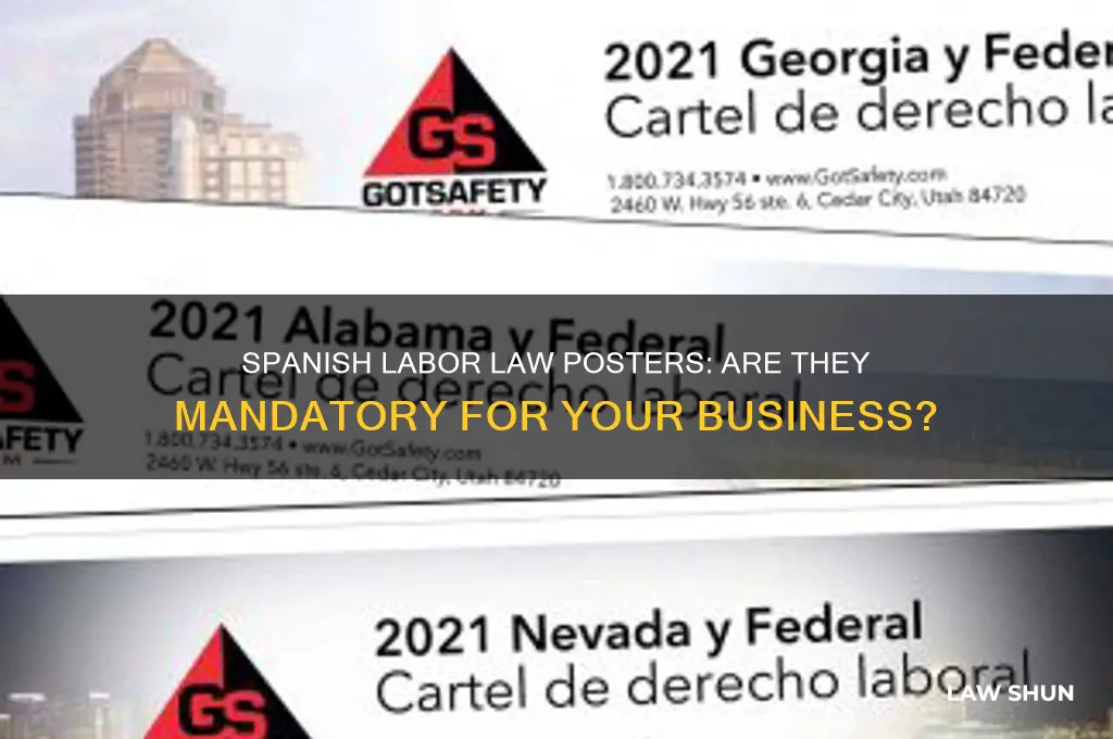 do you have to post spanish labor law posters